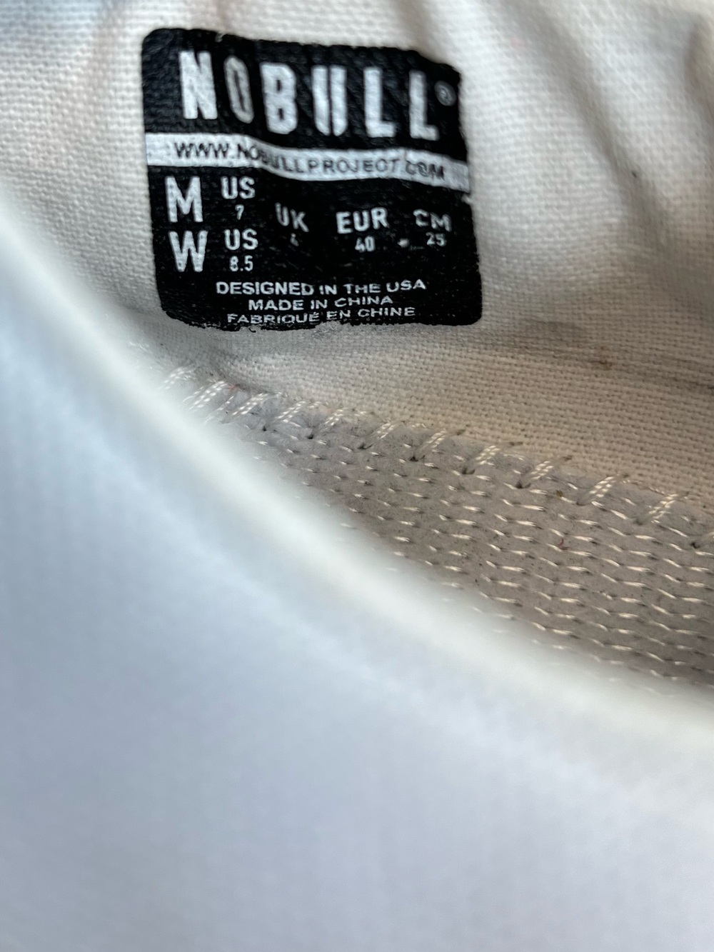 Nobull Canvas Trainer Low Cherry Blossom Sneakers WMNS 8.5 Very Clean NO INSOLES - Picture 13 of 15